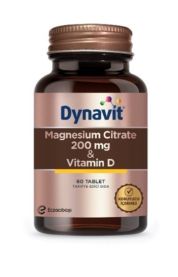 Dynavit Magnesium Citrate 200 mg & Vitamin D