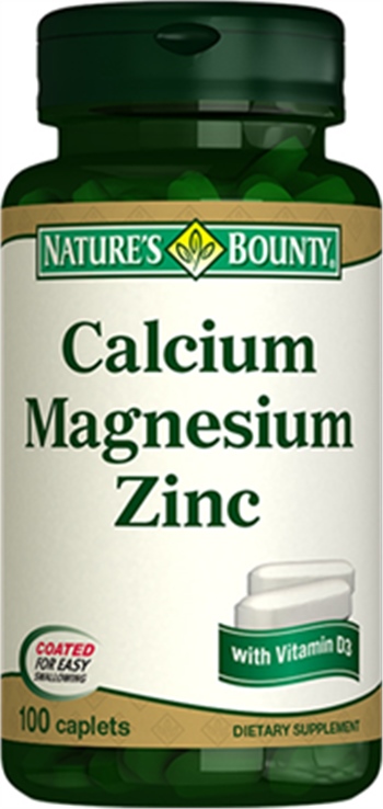 Nature's Bounty Calcium Magnesium Zinc 100 Tablet