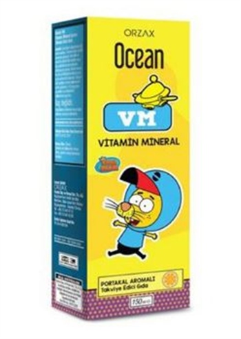 Ocean Vitamin Mineral Şurup ( Multi Vitamin, Zinc ) 150 ML